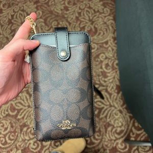 Coach cross body phone bag